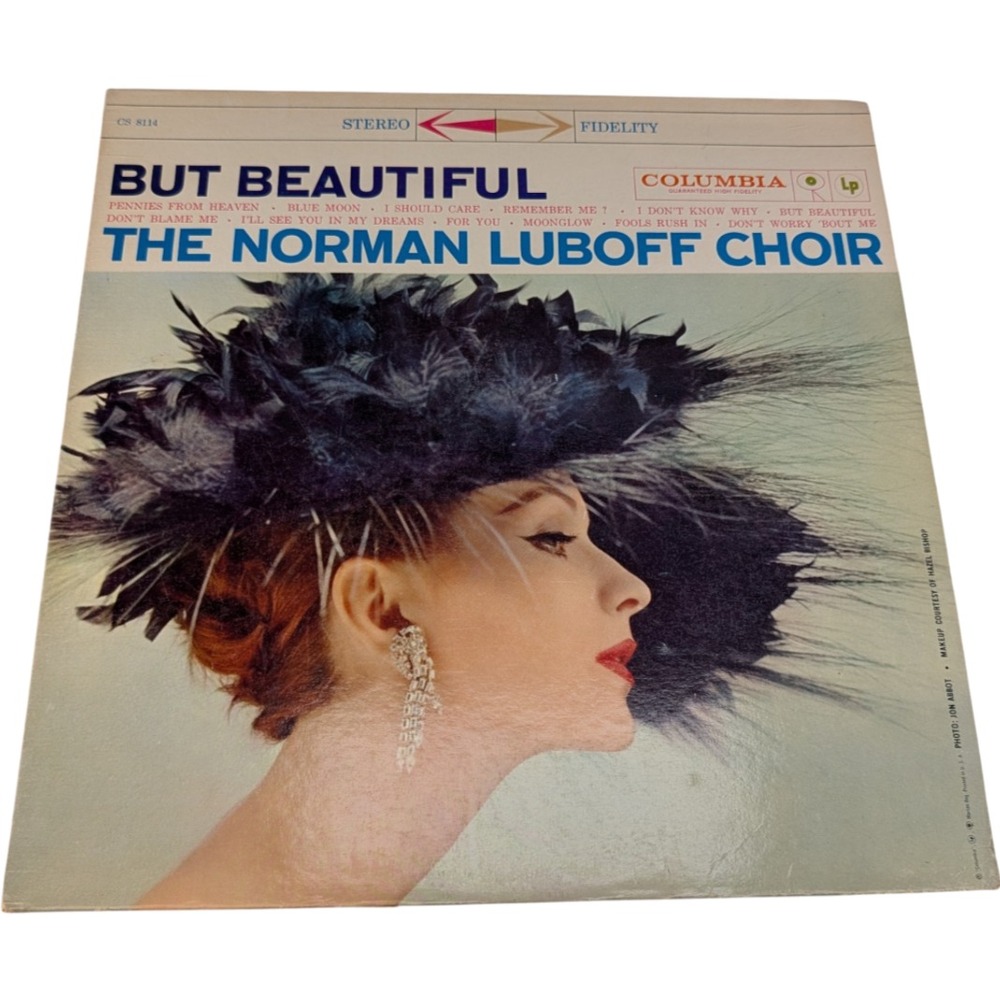 The Norman Luboff Choir But Beautiful Stereo LP (1962 US CS 8114) EX/VG+